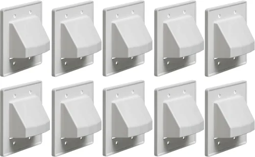 Vista 3 de Arlington, placa de pared para cables, empotrada, puede pintarse, CE1BL-1