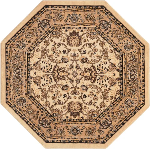 Vista 125 de Unique Loom Sialk Hill Collection - Alfombra de área - Washington (2 pies 2 pulgadas x 3 pies 1 pulgada, rectangular, marrón/negro)
