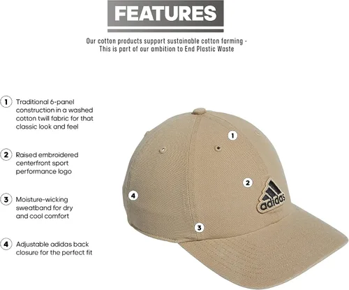 Vista 2 de adidas Men's Ultimate 2.0 Relaxed Adjustable Cotton Cap