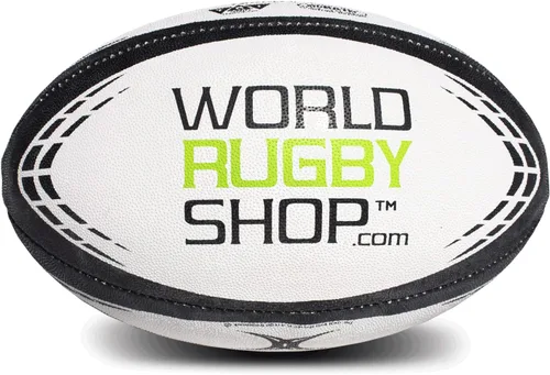 Vista 2 de World Rugby Shop X Gilbert G-TR4000 - Pelota de rugby para adultos y jóvenes, tallas 3, 4 y 5, cosida a mano, construcción de 3 capas
