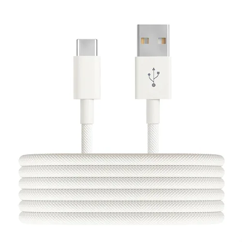 Vista 12 de [Paquete de 2 unidades de 1 m Certificado MFi] Cable USB C tejido CarPlay para cargador Apple iPhone 17 Pro Max, cable USB A a USB-C duradero