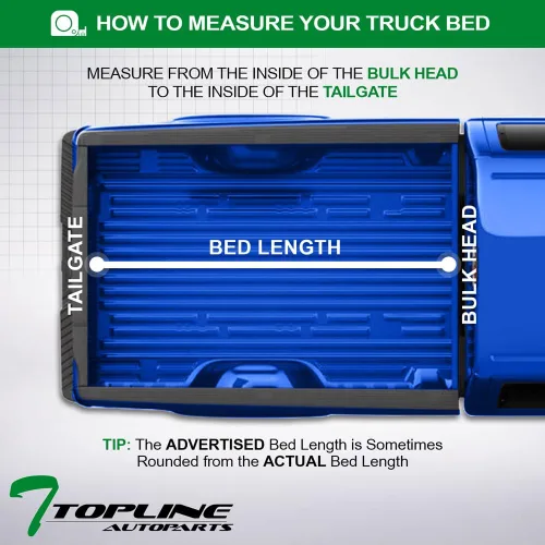 Vista 3 de Cubierta Tonneau de aluminio rígido de perfil bajo para caja de camioneta compatible con Toyota Tacoma 95-04 / 89-94 Pickup 6 pies (72 pulgadas)