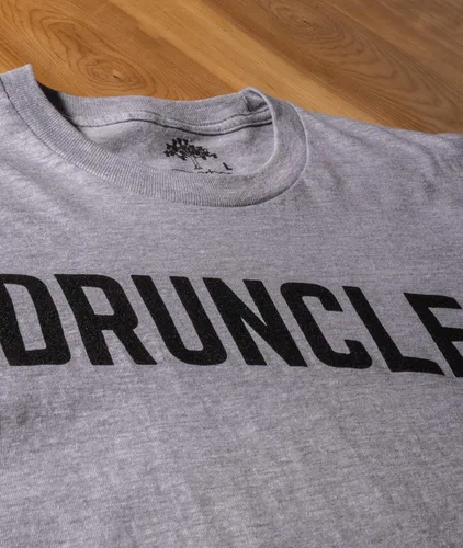 Vista 5 de DRUNCLE Funny Uncle Beer Drinker Beber Broma Familiar Humor Funcle Camiseta para hombre