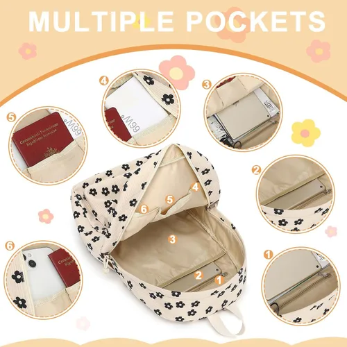 Vista 83 de Bluboon Juego de mochila para adolescentes, mochila escolar para niñas, lonchera y lápices, bolsas para estudiantes, 3 en 1