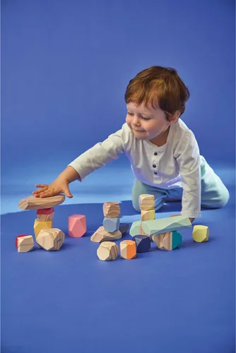 Vista 6 de Janod Sweet Cocoon - J04401 - Piedras apilables para niños mayores de 2 años