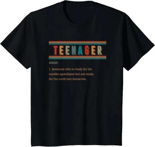 Vista 46 de Camiseta divertida de regalo de cumpleaños para niñas y niños y adolescentes, Negro, S