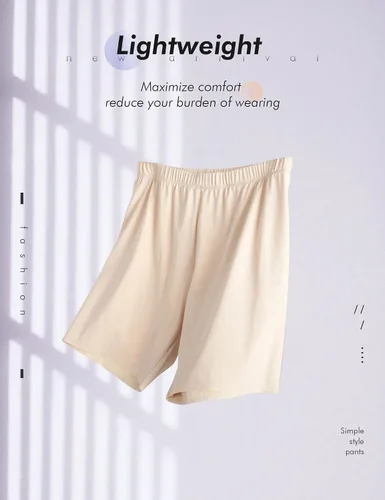 Vista 4 de MANCYFIT Pantalones cortos para mujer, lisos, debajo del vestido, leggings cortos de cintura alta, pantalones cortos ajustados