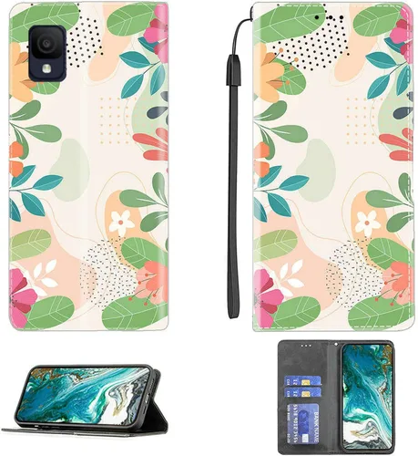 Vista 320 de jioeuinly ATT Motivate 2 - Funda compatible con ATT Motivate 2, funda con soporte abatible y cierre magnético DJS