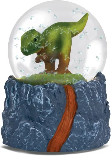 Vista 15 de Globo de agua - Oso marrón de Deluxebase. Decoración de animales de globo de nieve con figuras de oso marrón. Globo de purpurina de vidrio