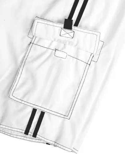 Vista 5 de Pantalones cortos de playa para hombre, de secado rápido, con forro de malla de Nonwe