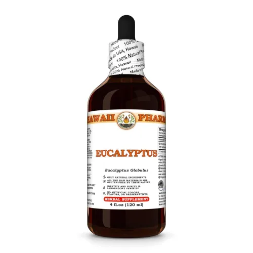 Vista 12 de HawaiiPharm Extracto líquido de hoja de eucalipto, 2 onzas líquidas