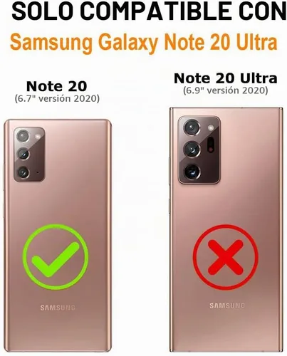 Vista 2 de Funda diseñada para Galaxy Note 20, borde dorado chapado para funda de TPU suave, protección a prueba de golpes, flexible, Samsung Galaxy Note 20