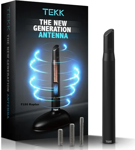 Vista 40 de TEKK - Antena corta para auto, diseñada para una recepción optimizada de FM/AM, de 4.8 pulgadas
