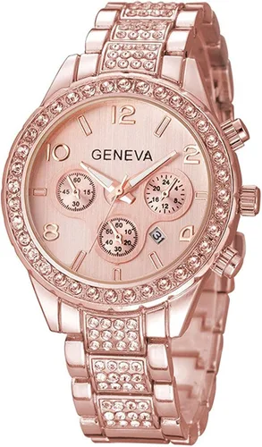 Vista 11 de Gosasa Reloj de Moda Hip Hop para Hombre, con Detalles de Cristal, Reloj Bling Bling, Caja Rectangular, Correa de Pulsera de Acero Inoxidable, Reloj
