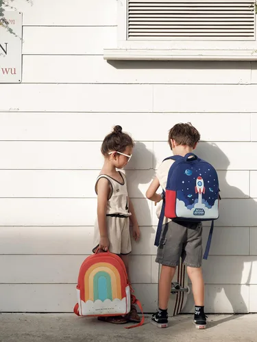 Vista 6 de Mochila para niños - Serie Zoy Bag, Arco iris, Arco iris