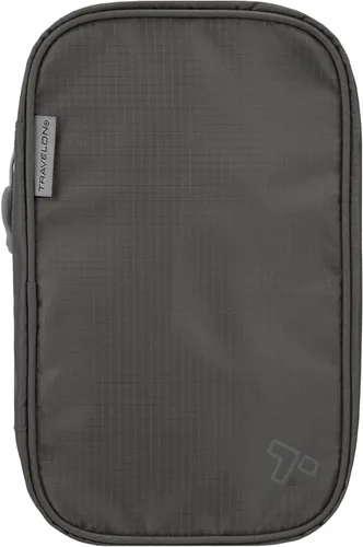 Vista 9 de Travelon Kit de aseo compacto para colgar, Negro, Tamaño único
