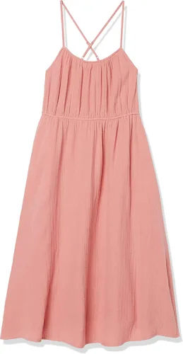 Vista 6 de The Drop Octavia - Vestido midi de gasa con tirantes para mujer