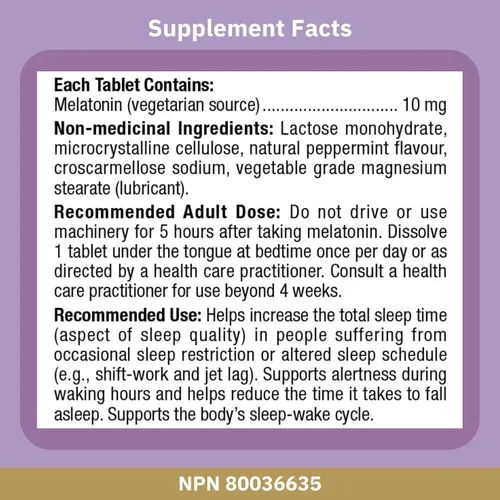 Vista 3 de Bioclinic Naturals - Melatonina 10 mg 180 Comprimidos