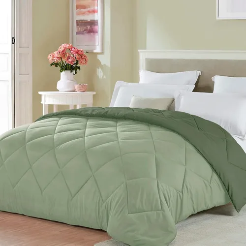 Vista 9 de Seward Park Edredón Reversible Ligero para Niños Tamaño Full Queen Negro Gris Ropa de Cama Colcha Refrescante para Todas las Estaciones Manta