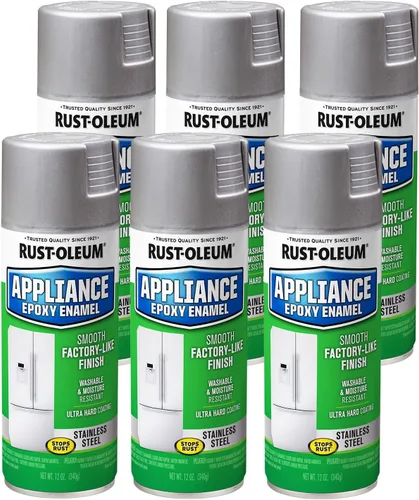 Vista 15 de Rust-Oleum 7882830 - Pintura en aerosol de epoxi para electrodomésticos, 12 onzas, color almendra
