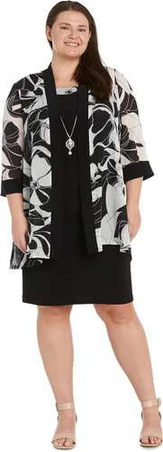 Vista 5 de R&M Richards Women's Classic Knee Length Jacket Dress