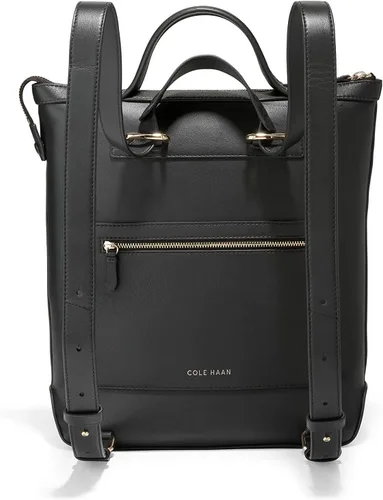 Vista 2 de Cole Haan Small Grand Ambition - Mochila convertible color negrotejido talla única, NegroWoven, Mochila convertible pequeña Grand Ambition