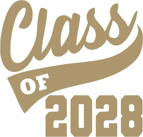 Vista 10 de Adhesivo de graduación para planchar en la clase de 2028, calcomanía para camiseta de secundaria, parche de graduación HTV para graduados
