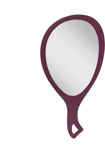 Vista 10 de Zadro Espejo de mano grande con asa, espejos de salón para estilistas, espejo de mano grande para maquillaje, para colgar en la pared