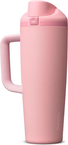 Vista 42 de Owala FreeSip - Botella de agua de acero inoxidable, 30 onzas, pastel de comida de ángel Angel Food Cake