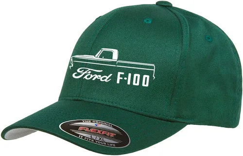 Vista 4 de 1967-1972 Ford F100 F-100 Pickup Truck Diseño Clásico de Contorno Flexfit sombrero Gorra