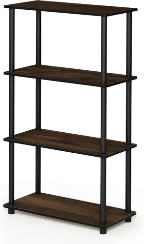 Vista 32 de Furinno Turn-N-Tube Organizador de encimera de cocina, estante organizador de encimera de esquina de 2 niveles, estante esquinero, para cocina