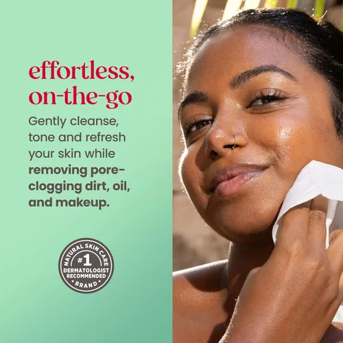 Vista 4 de Toallitas de limpieza facial para piel sensible de Burt’s Bees