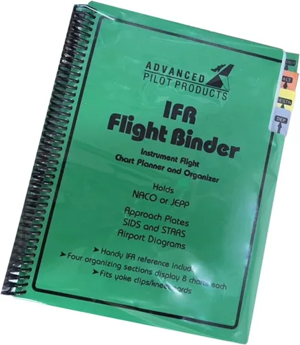 Vista 6 de ADVANCED PILOT PRODUCTS IFR - Carpeta de vuelo para instrumentos, planificador y organizador