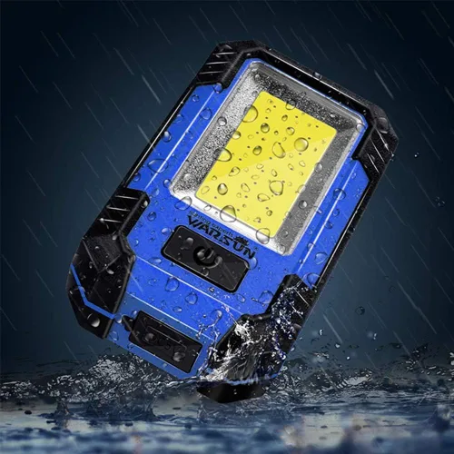 Vista 6 de WARSUN 2 luces LED de trabajo recargables magnéticas portátiles luz de trabajo 30 W 1200 lúmenes para camping reparación de automóviles, regalos