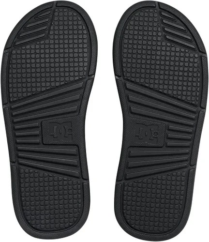 Vista 4 de DC Sandalias para hombre Bolsa Slide Flop, Negro