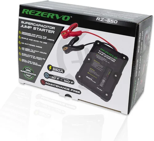Vista 5 de Arrancador sin batería Rezervo - Arranca vehículos usando tecnología Ultracapacitor para coches, camiones, barcos, RVs, vehículos todo terreno