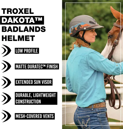 Vista 2 de Troxel Troxel Dakota Horseback Riding Helmet