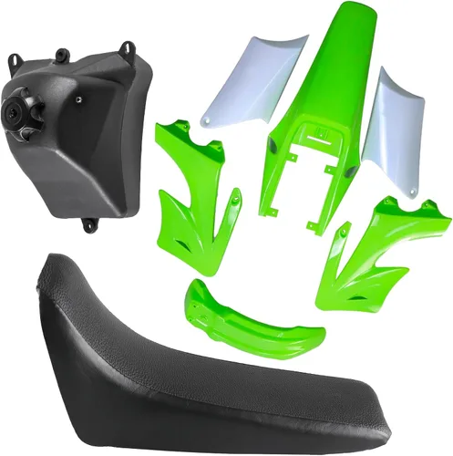 Vista 14 de Kit completo de carenado de guardabarros de plástico con juego de guardabarros, tanque de combustible y asiento para motocicletas Pit Dirt Bikes
