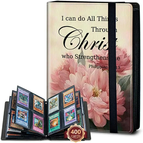 Vista 10 de Rossy Carpeta de tarjetas con 4 bolsillos, carpeta de tarjetas intercambiables, álbum de colección de tarjetas, para 160 tarjetas de carga lateral