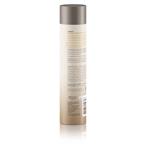 Vista 5 de Aveeno Acondicionador Nourish+ Strengthen, para ayudar a prevenir la rotura, 10.5 onzas líquidas