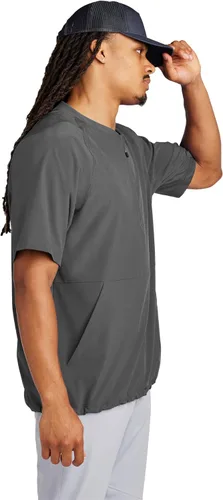 Vista 2 de SPORT-TEK Chaqueta unisex de manga corta con media cremallera