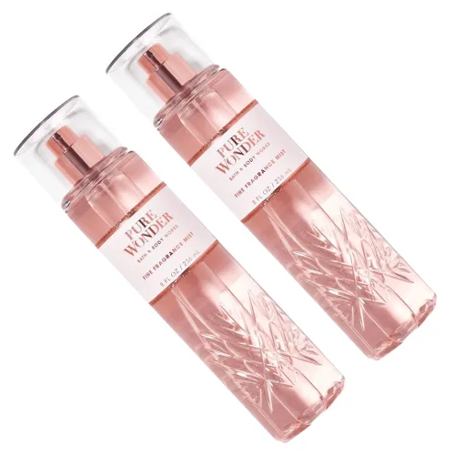 Vista 4 de Bath and Body Works - Bruma de fragancia fina, paquete de 2 unidades (Pure Wonder)