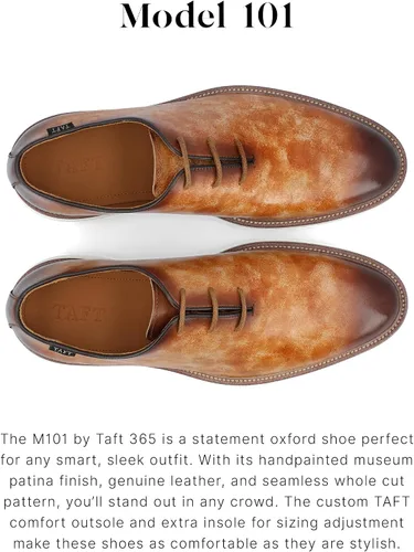 Vista 3 de TAFT 365 Hombre Modelo 101 Wholecut Oxford