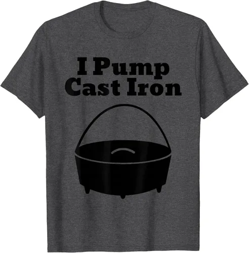 Vista 26 de I Pump - Camiseta de hierro fundido para cocinar al horno holandés