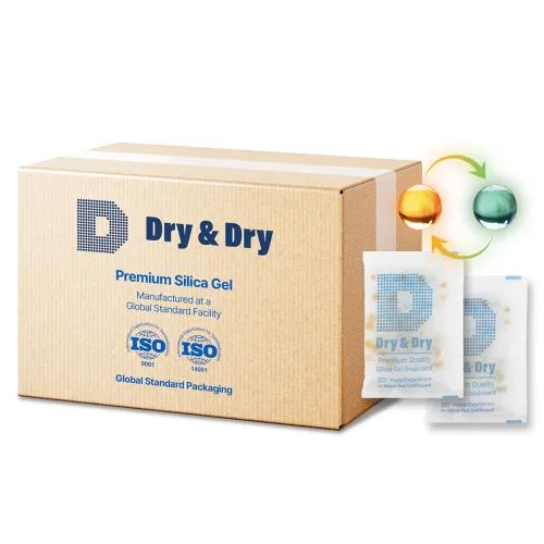 Vista 20 de Dry & Dry - Paquetes de gel de sílice naranja indicador de 1 gramo, deshumidificadores desecantes, paquetes de gel de sílice seguros para alimentos