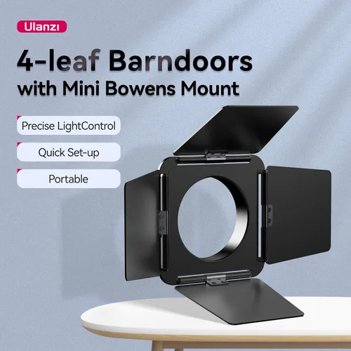 Vista 2 de Bafle de luz de cuatro hojas para Ulanzi LT028 40W COB Light