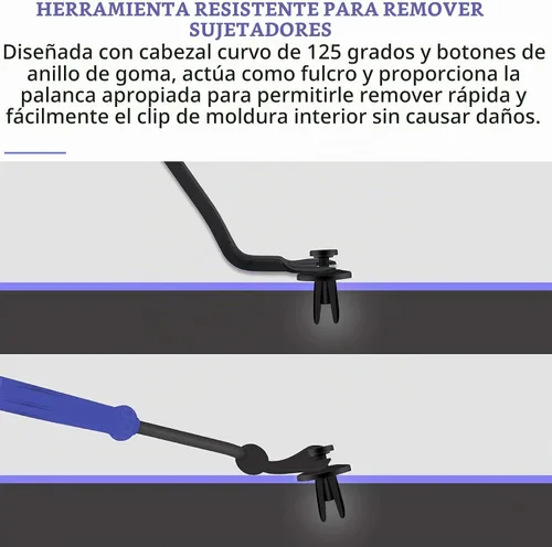 Vista 5 de Kit de herramientas de extracción de moldura automática, 15 piezas, herramientas de extracción de panel de automóvil, kit de ajuste interior, kit