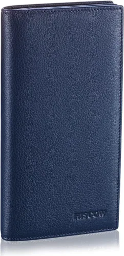 Vista 14 de HISCOW Cartera larga plegable con 15 ranuras para tarjetas de crédito - Piel de becerro italiana