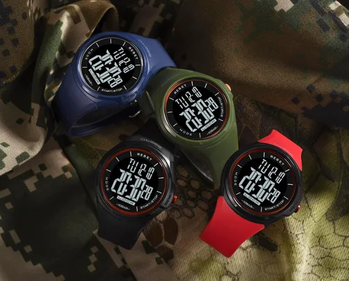 Vista 2 de TACTIME Reloj digital - Pantalla táctil, pantalla de números grandes, reloj deportivo al aire libre