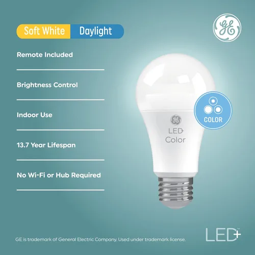 Vista 2 de GE Lighting Series GE - Altavoz LED de repuesto para interiores (luz blanca), color blanco